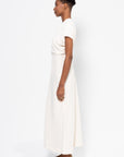 Slouch Waist Dress, Cream