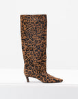 TOTEME - The Wide Shaft Boot, Leopard