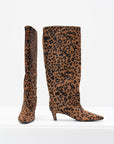 TOTEME - The Wide Shaft Boot, Leopard