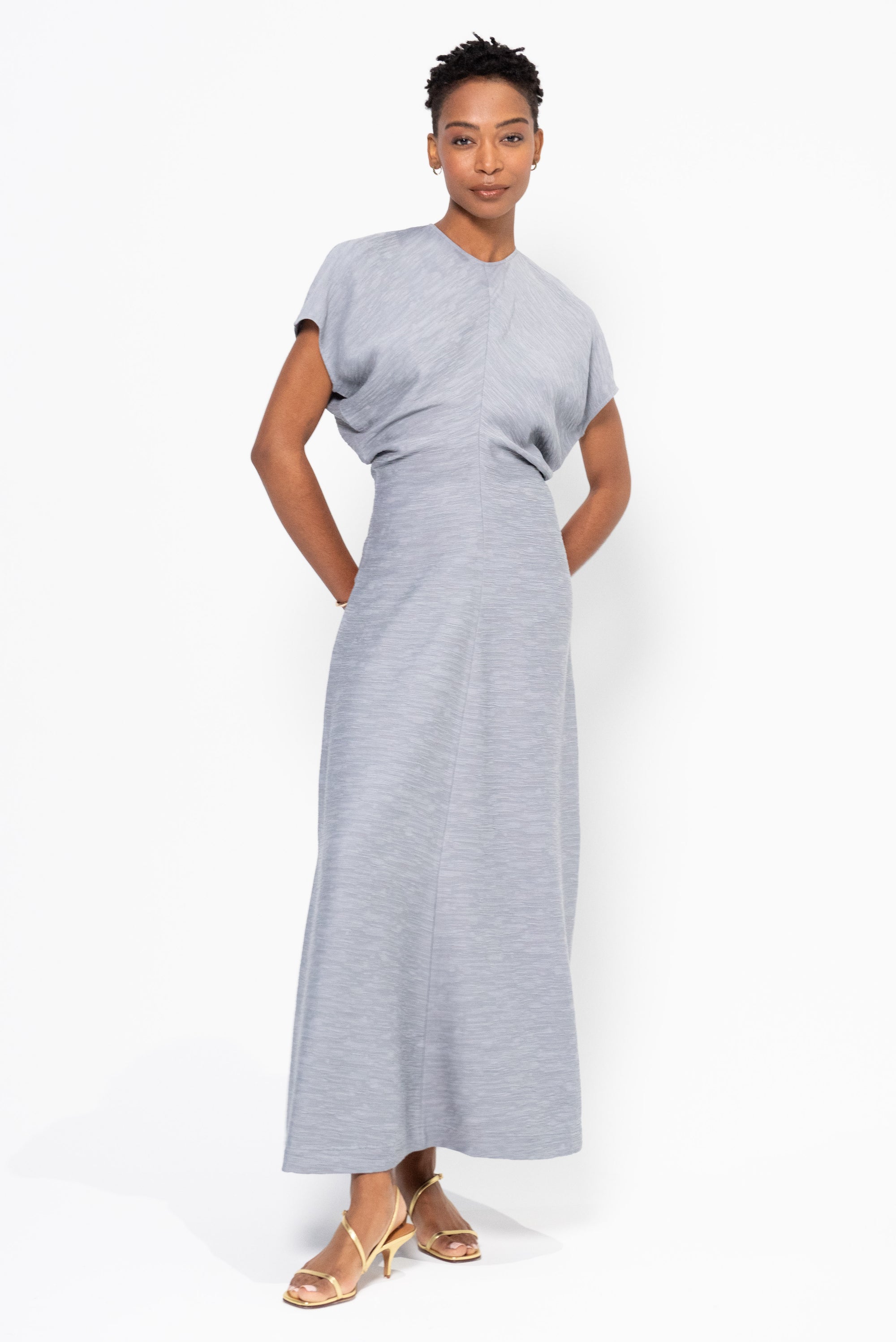 Slouch Waist Dress, Mistral