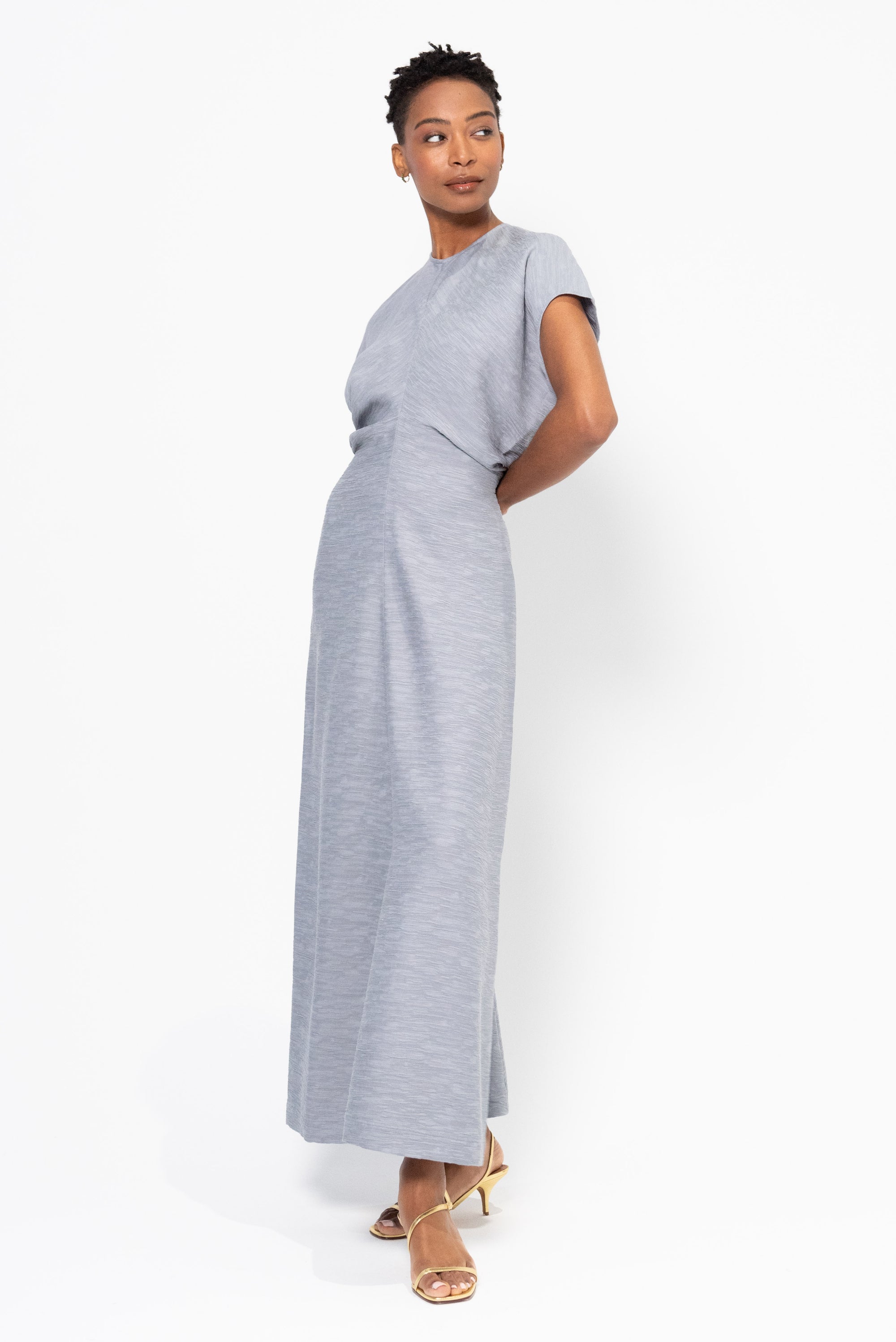 Slouch Waist Dress, Mistral