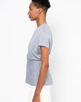 Slouch Waist Top, Mistral