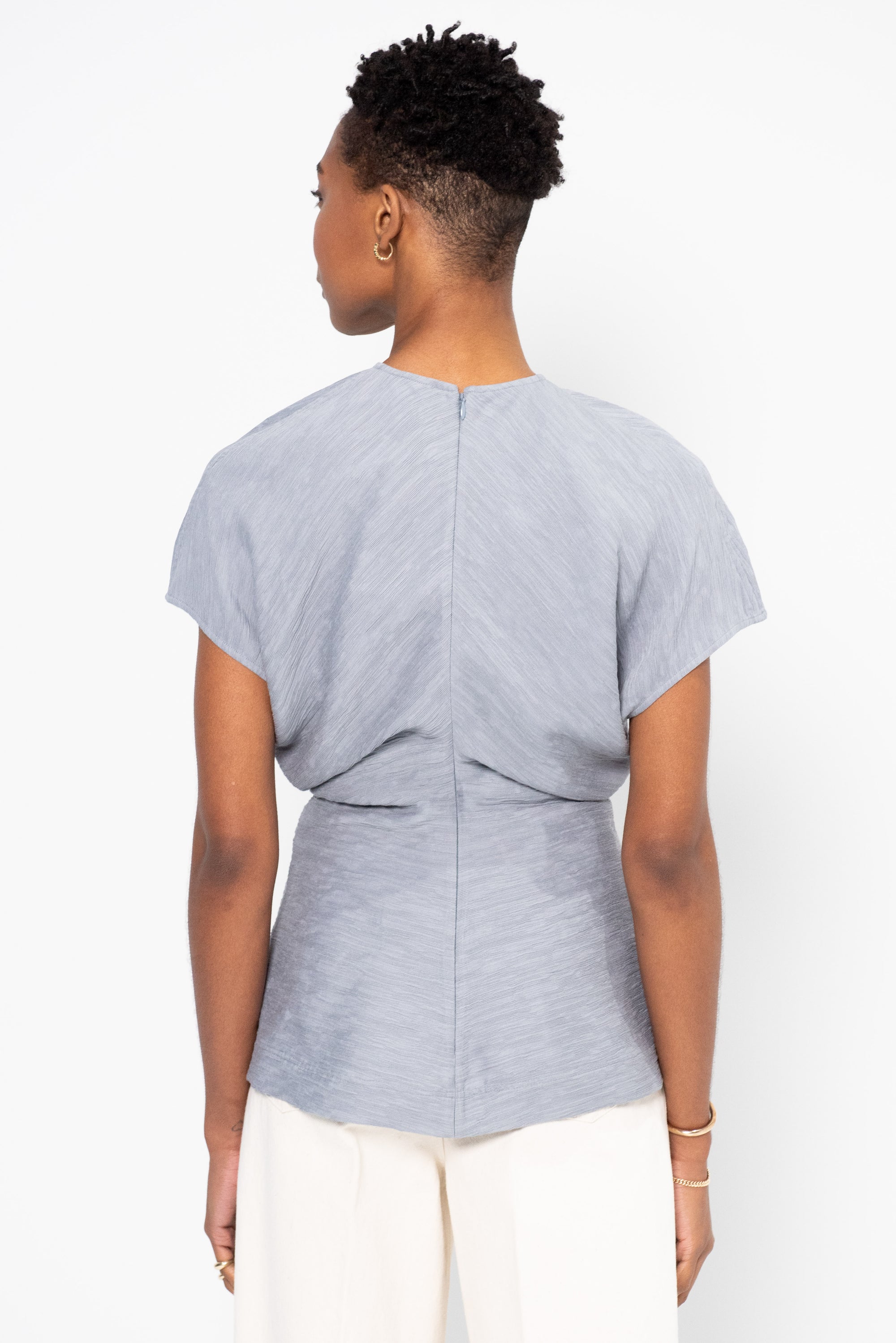 Slouch Waist Top, Mistral