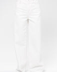 Wide Leg Denim, White