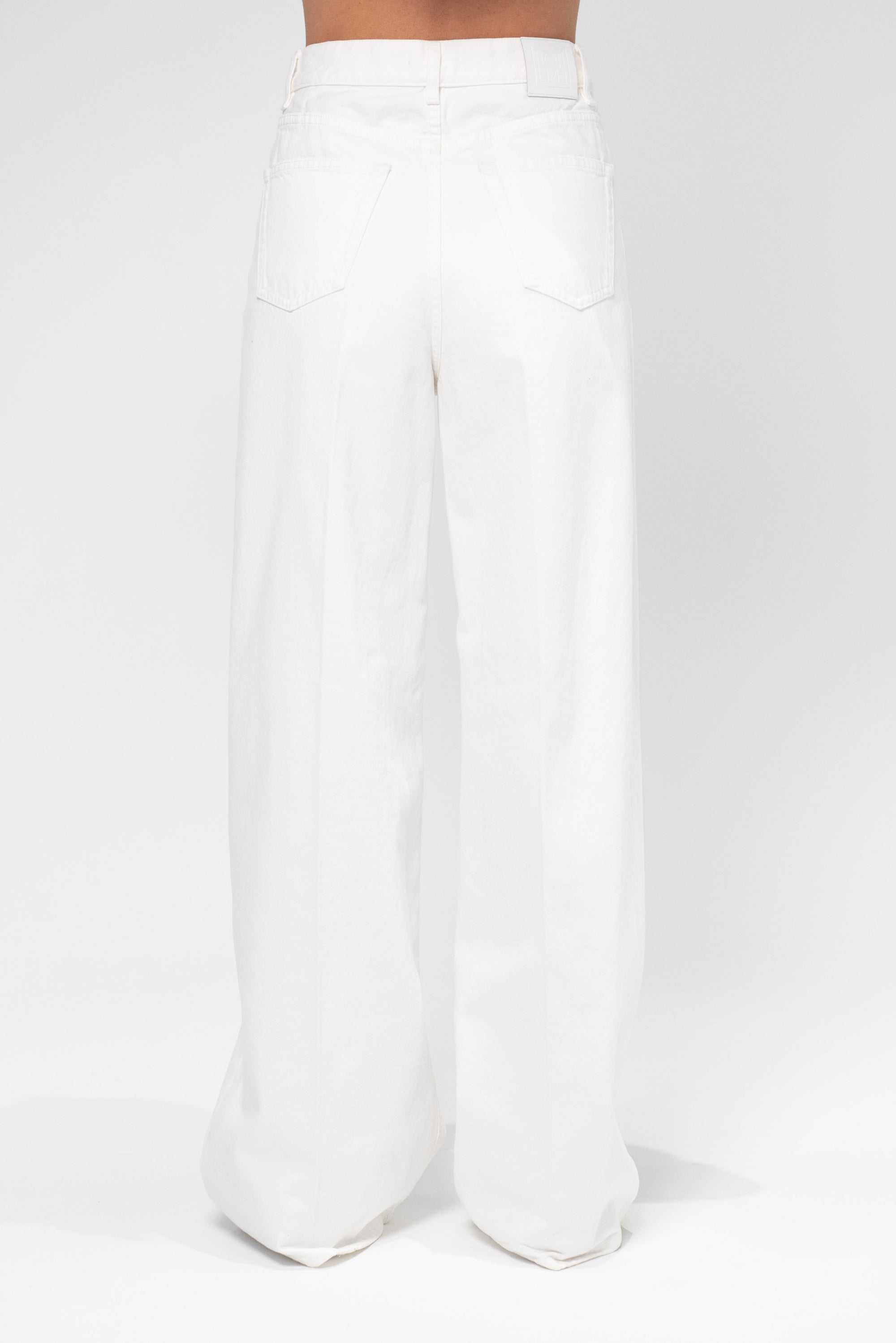 Wide Leg Denim, White