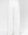 Wide Leg Denim, White