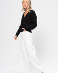 Wide Leg Denim, White