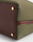 TOTEME - T-Lock Canvas Top Handle, Khaki Green