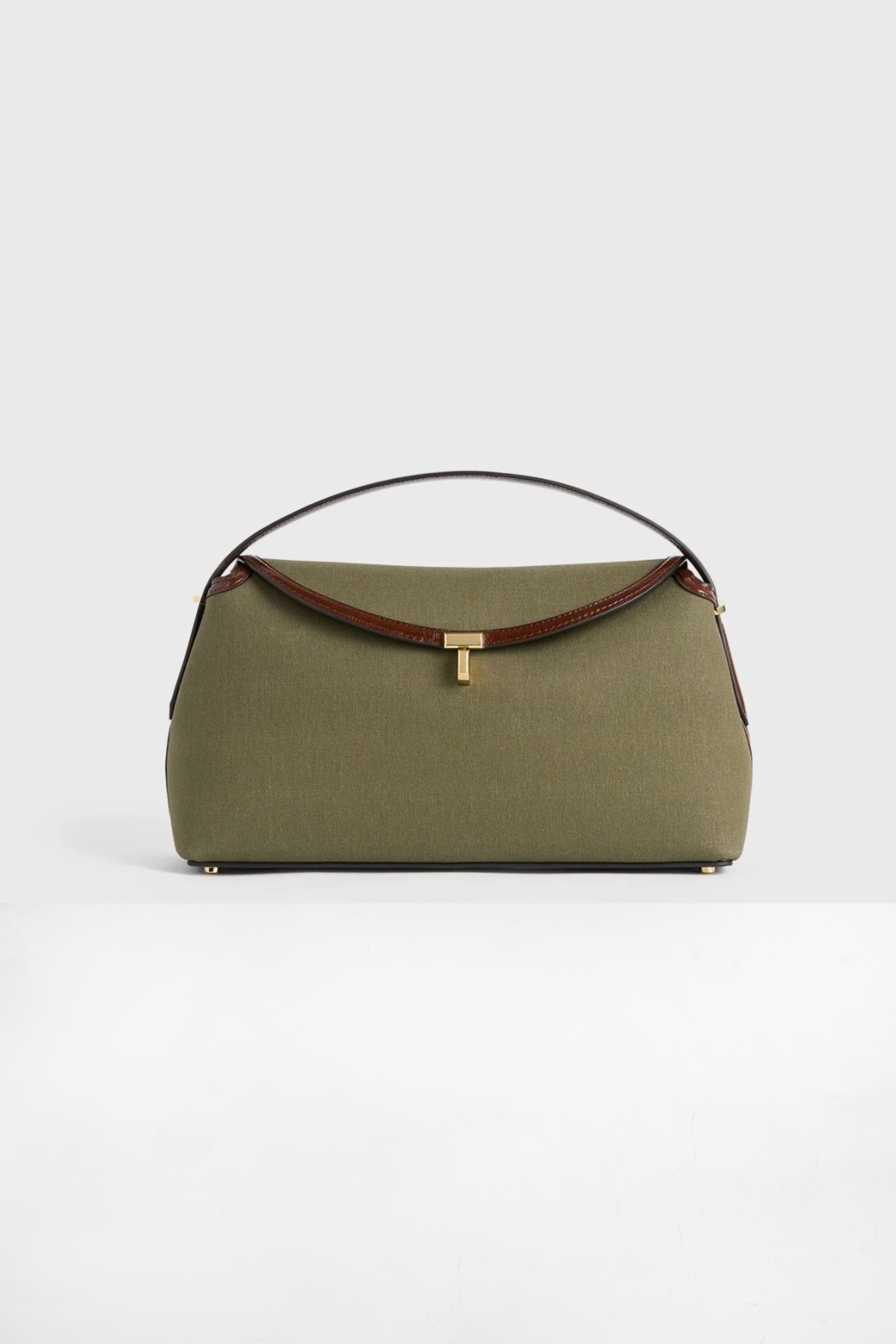 TOTEME - T-Lock Canvas Top Handle, Khaki Green