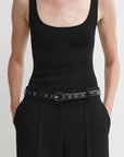 TOTEME - Eyelet Belt, Black