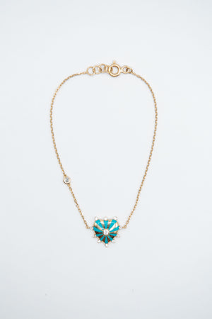 Joanna Dahdah 3mm Beads Necklace, Yellow Gold