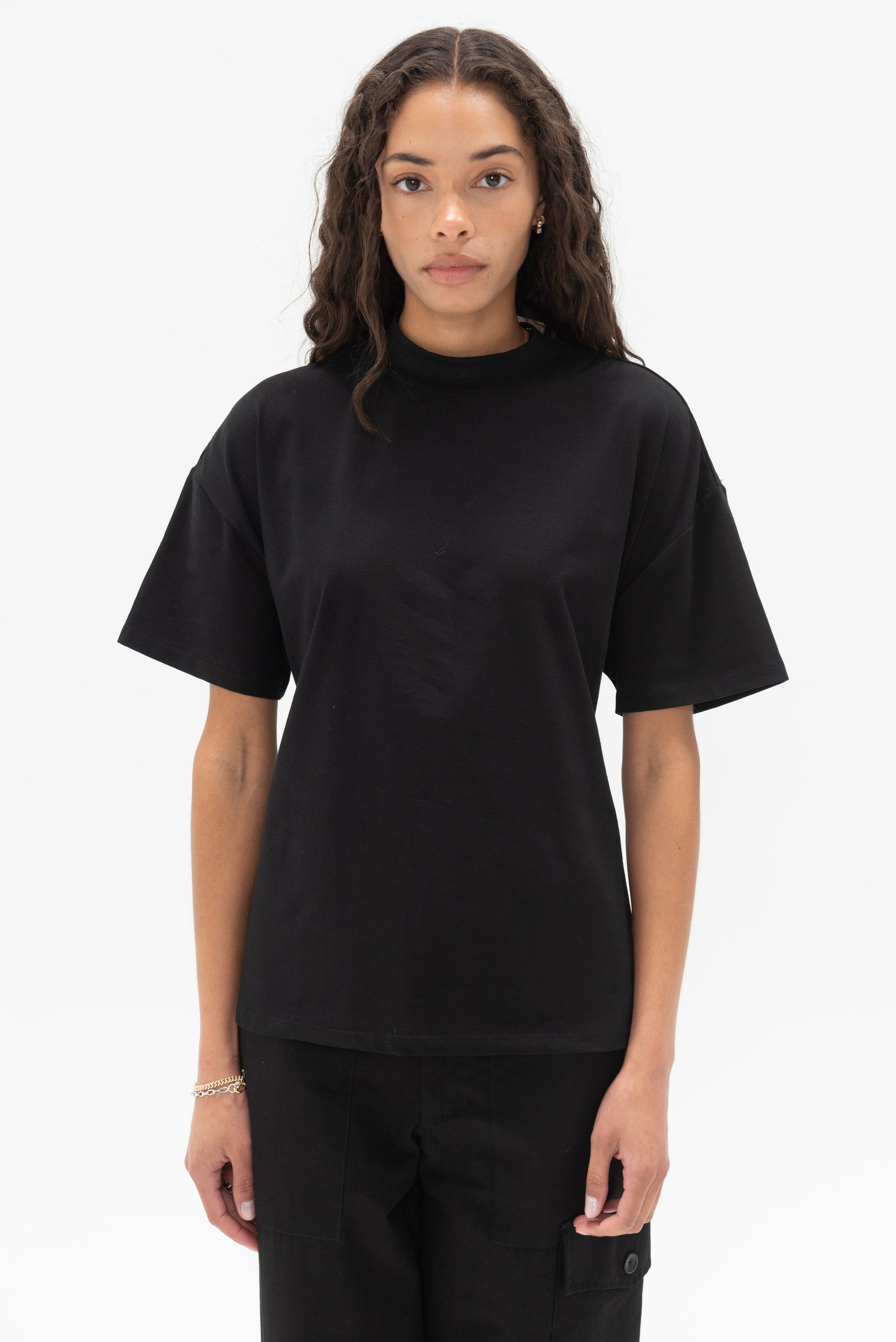 Proenza Schouler White Label - Mira T-Shirt, Black