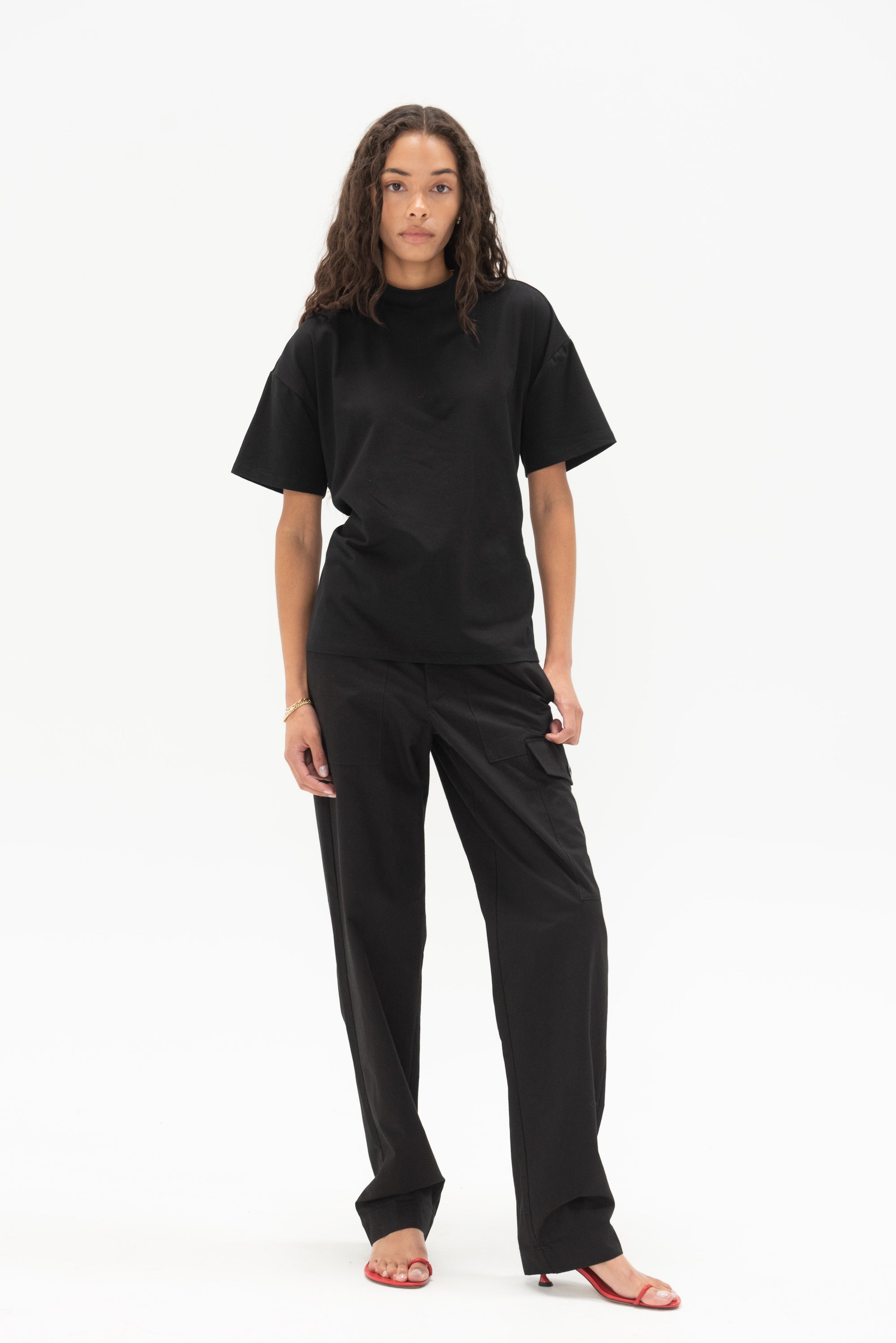 Proenza Schouler White Label - Mira T-Shirt, Black