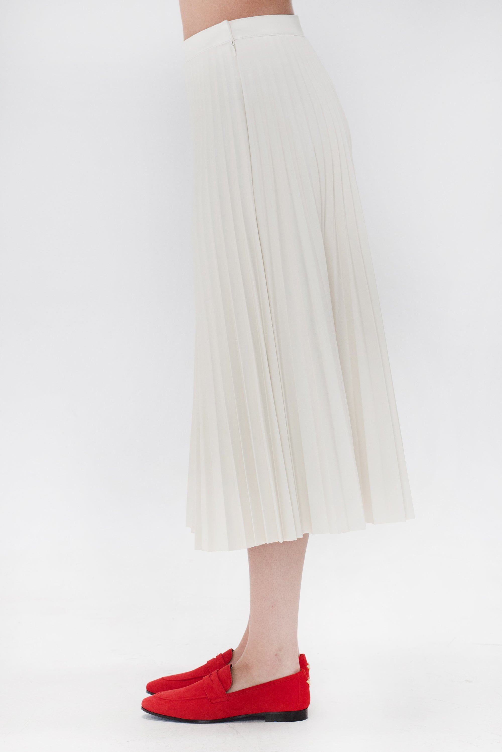 Proenza Schouler White Label - Daphne Pleated Skirt, Off-White