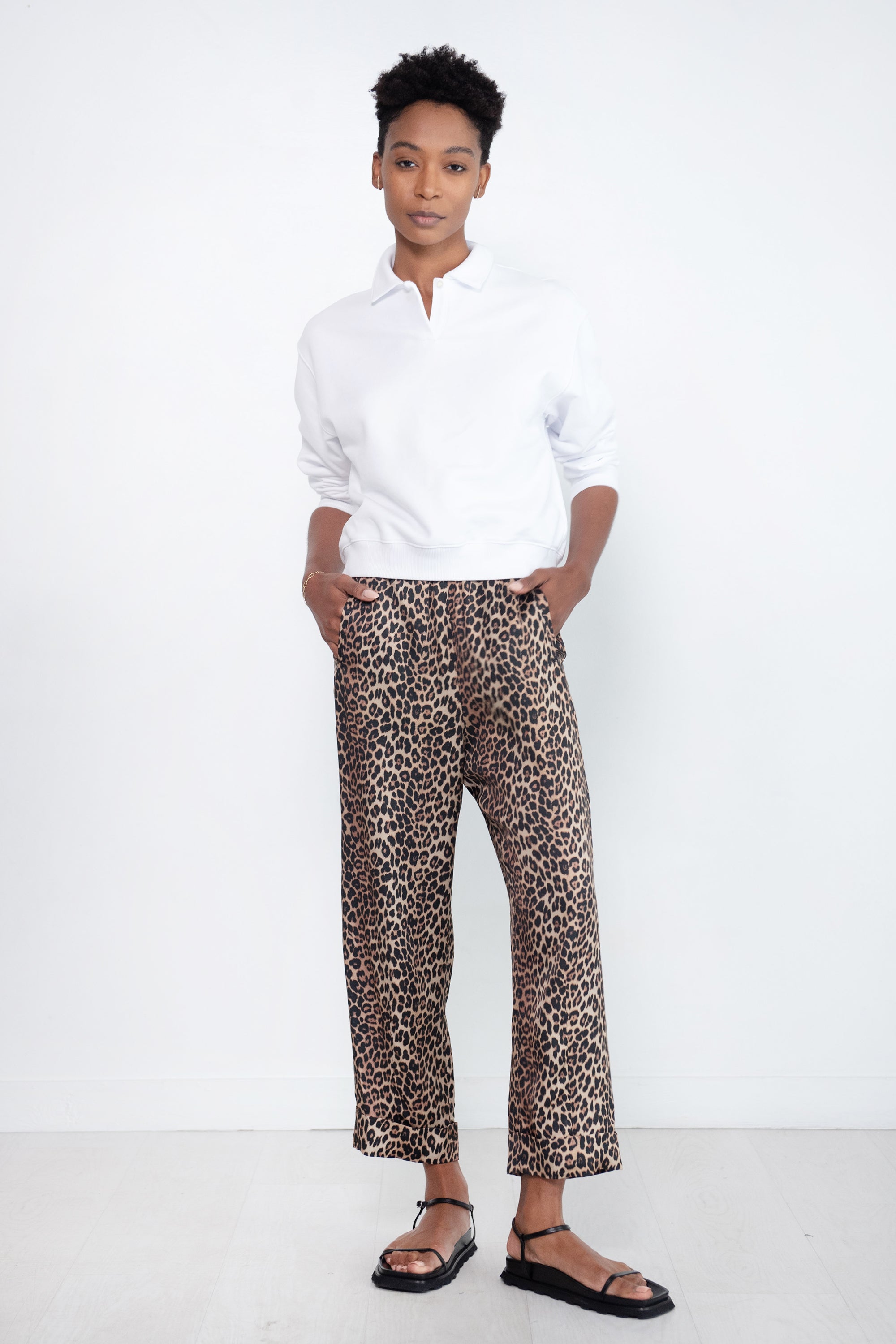 Leopard Print Animal Print Beach Trouser, WHISTLES