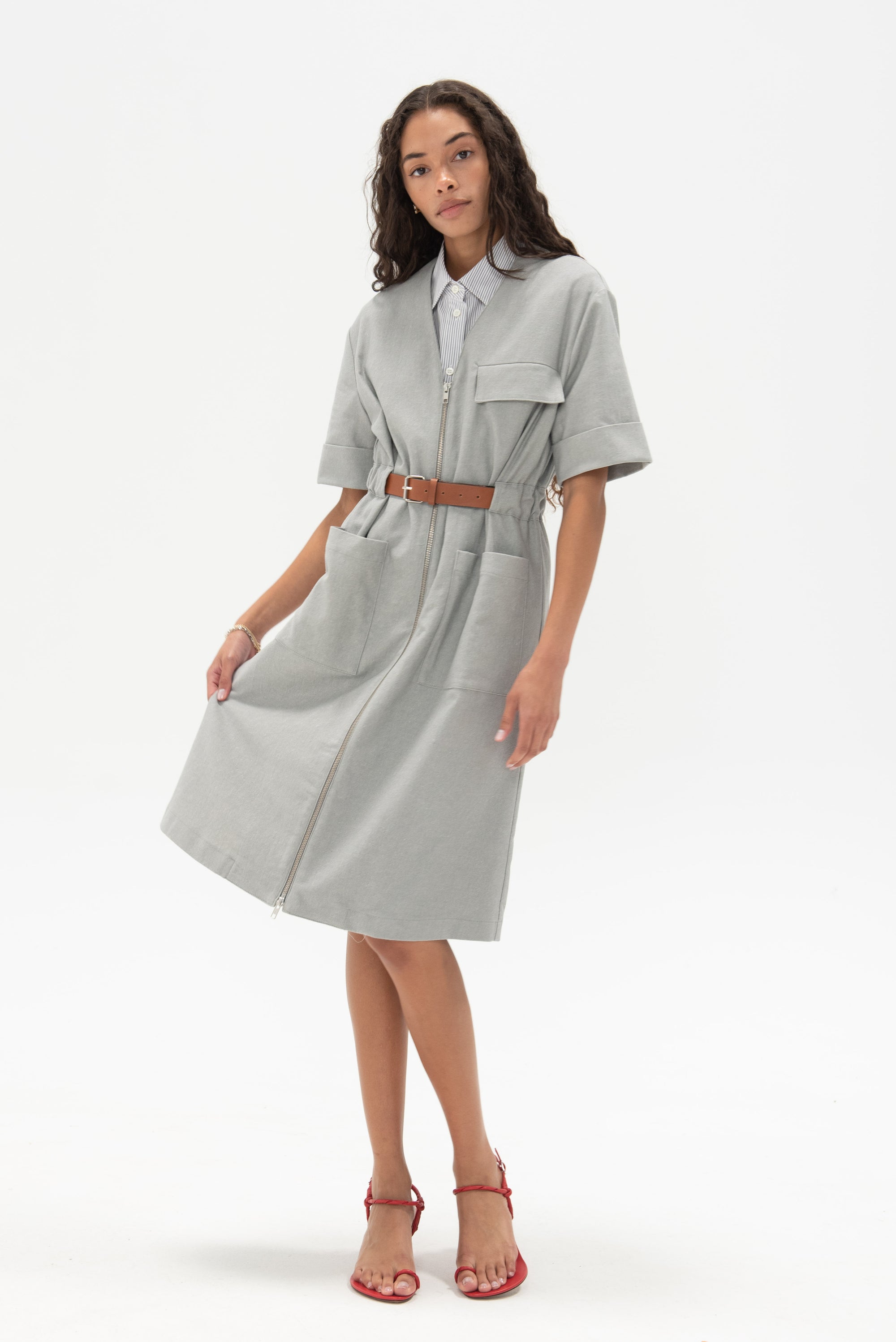 WJ MARTIN - Eloise Dress, Grey