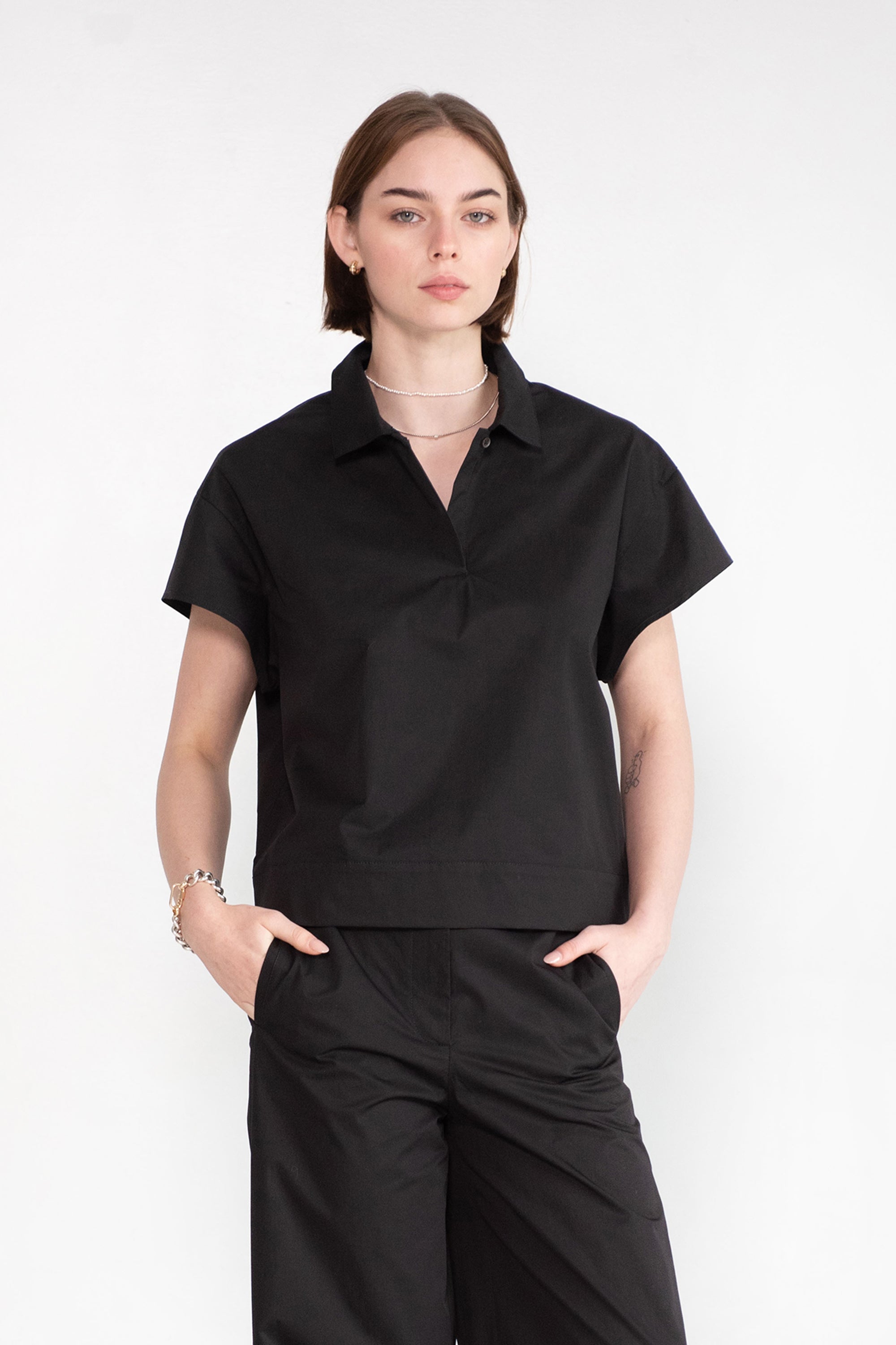 WJ MARTIN - Sammie Shirt, Black