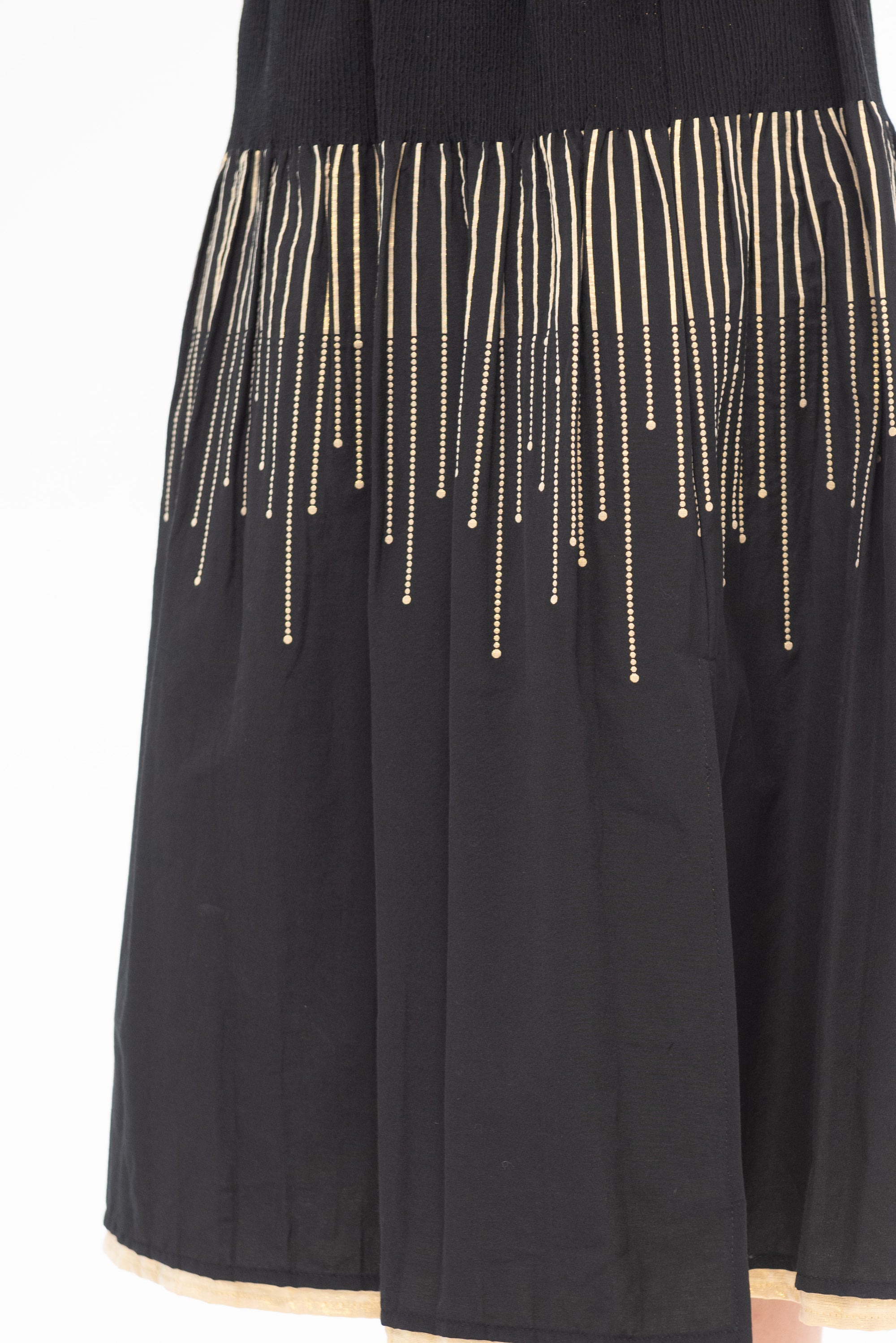 ZERO + MARIA CORNEJO - Evia Skirt, Black &amp; Gold