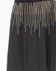 ZERO + MARIA CORNEJO - Evia Skirt, Black & Gold