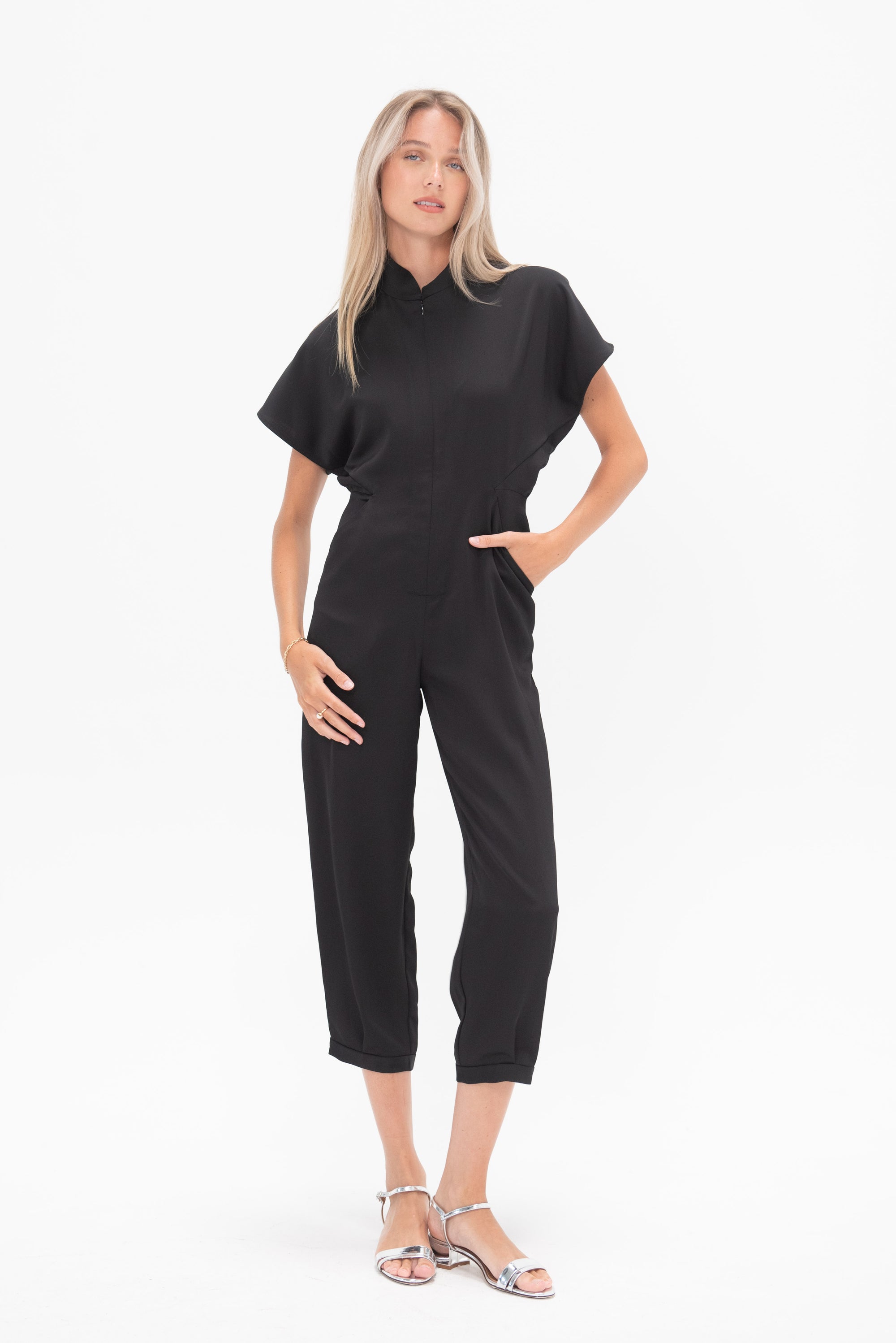 ZERO + MARIA CORNEJO - Elia Jumpsuit, Black