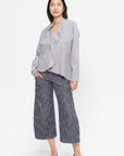 ZERO + MARIA CORNEJO - Long-Sleeved Fin Gaban Shirt, Indigo & Chalk