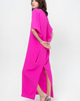 Long Koya Dress, Fuchsia