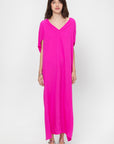 Long Koya Dress, Fuchsia