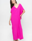 Long Koya Dress, Fuchsia