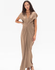 ZERO + MARIA CORNEJO - Long Muse Dress, Olive