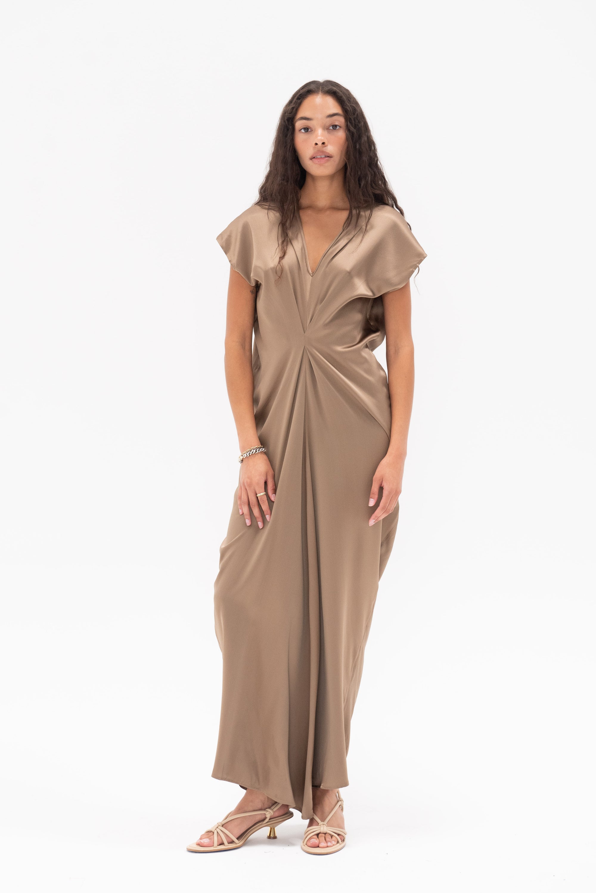 ZERO + MARIA CORNEJO - Long Muse Dress, Olive