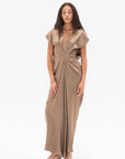 ZERO + MARIA CORNEJO - Long Muse Dress, Olive