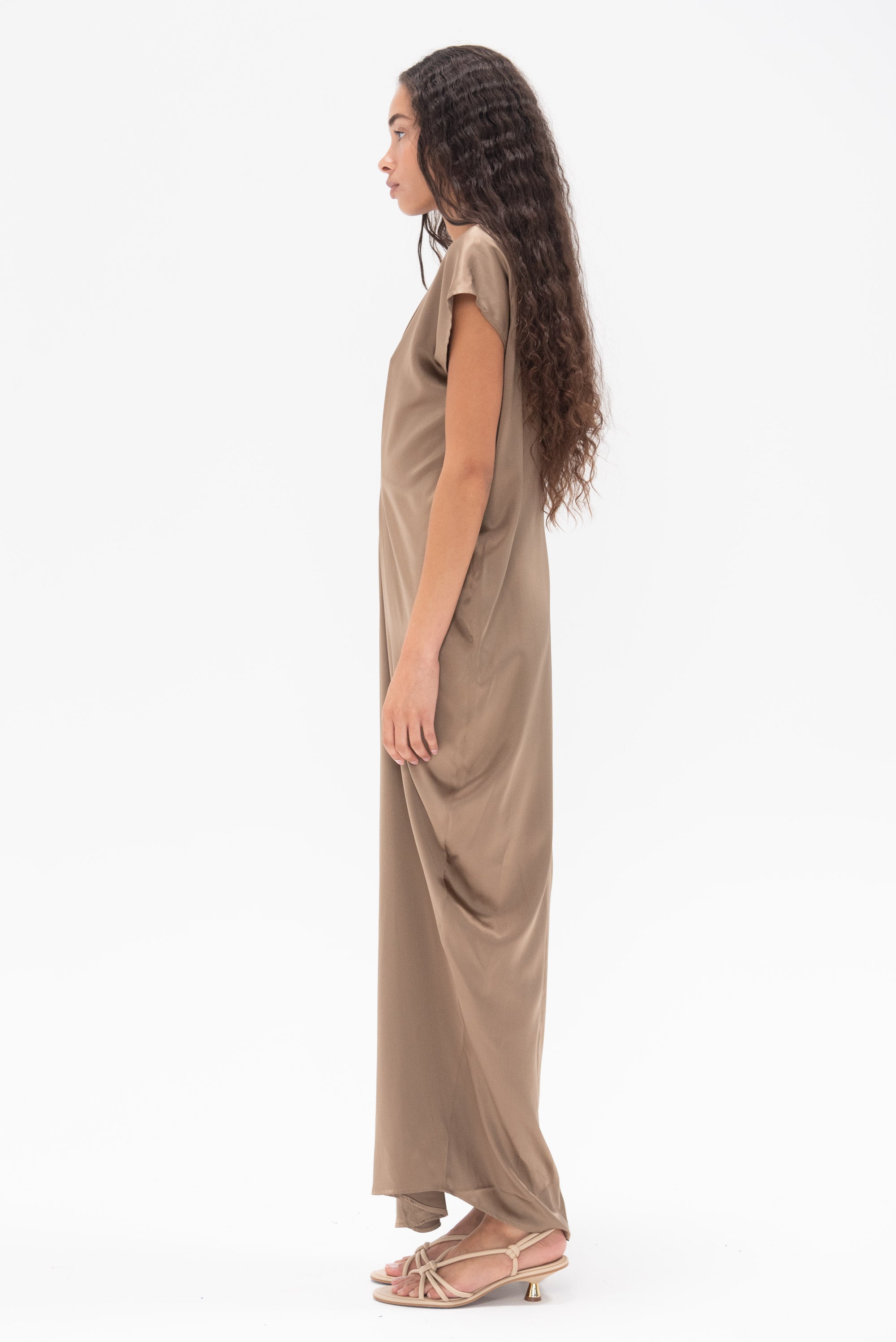 ZERO + MARIA CORNEJO - Long Muse Dress, Olive