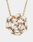 SUZANNE KALAN - Mini Diamond Baguette Firework necklace, 18k gold