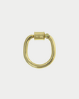 Trundle Lock Ring, Yellow Gold