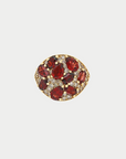 Ita - "Coa" Ring, Champagne Diamonds & Garnet