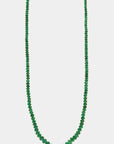 AZLEE - rich emerald bead necklace