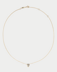 Bullet Diamond Necklace, Yellow Gold