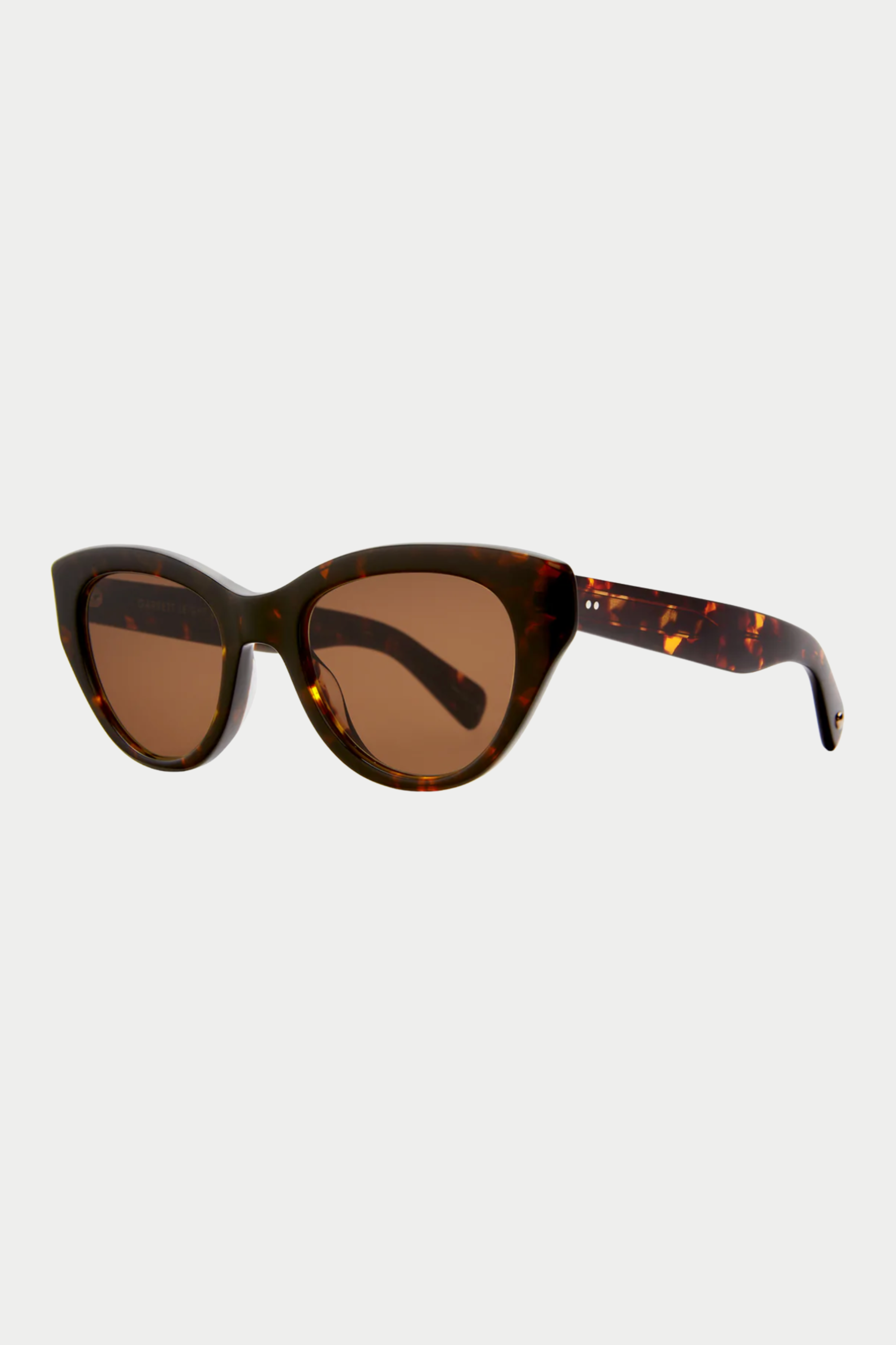 GARRETT LEIGHT - DOTTIE SUNGLASSES, CAVIAR TORTOISE