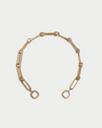 Meander Chain Bracelet, Yellow Gold