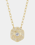 Stardust Pendant Necklace, Yellow Gold