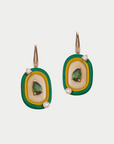 FRANCESCA VILLA - Snowdrop Earrings, Green