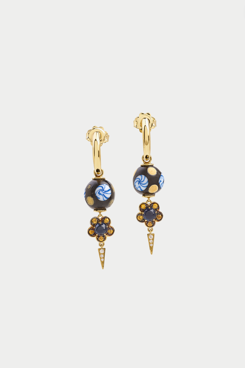 FRANCESCA VILLA - Just Power Earring, Blue