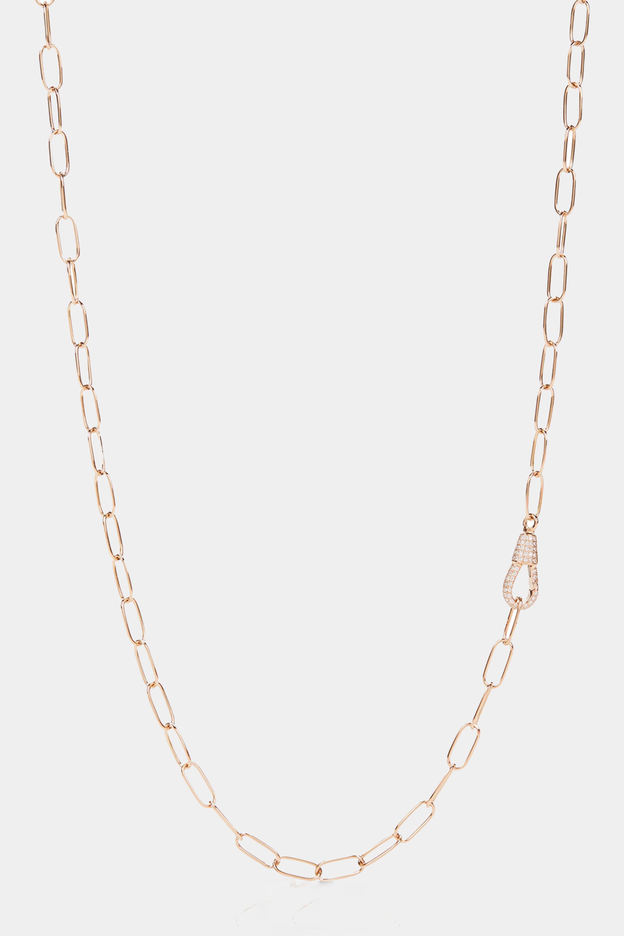 JOANNA DAHDAH - 45 CM DIAMOND HOOK CHAIN, gold