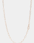 JOANNA DAHDAH - 45 CM DIAMOND HOOK CHAIN, gold