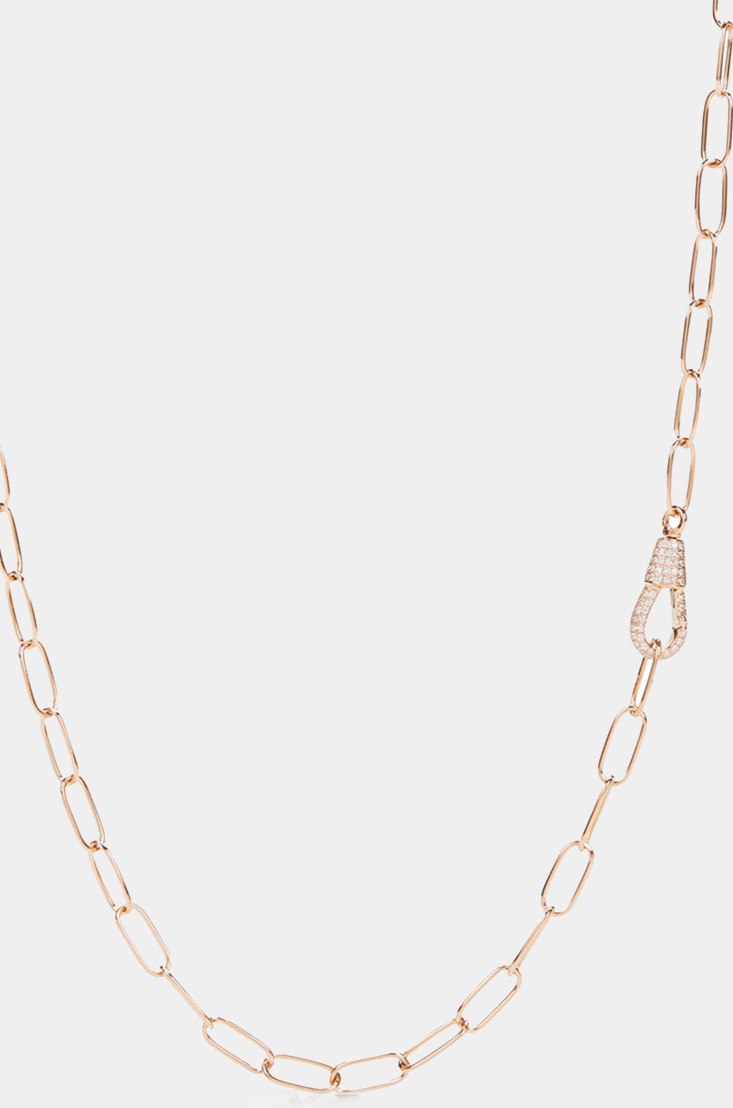 JOANNA DAHDAH - 45 CM DIAMOND HOOK CHAIN, gold