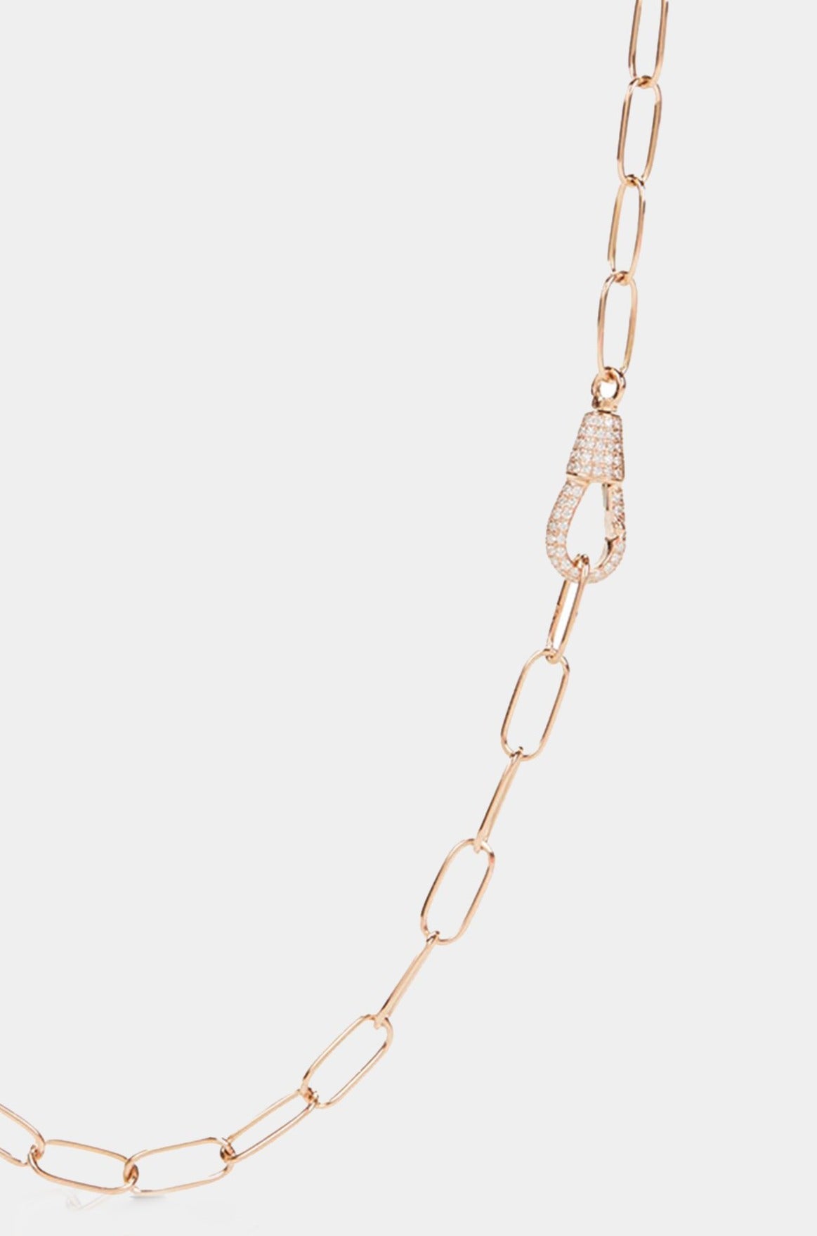 JOANNA DAHDAH - 45 CM DIAMOND HOOK CHAIN, gold