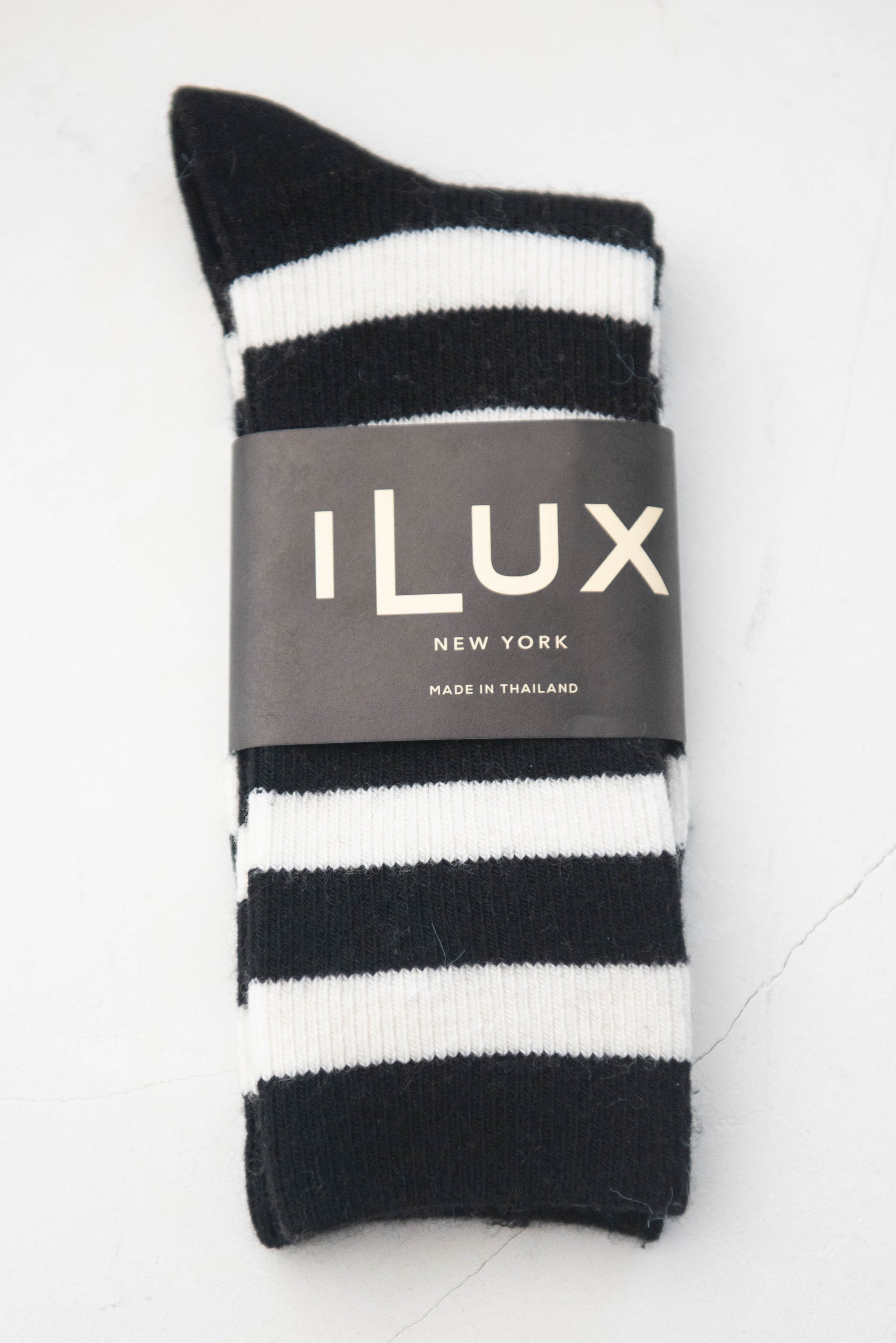 Ilux - RIBECCA SOCK, black and cream