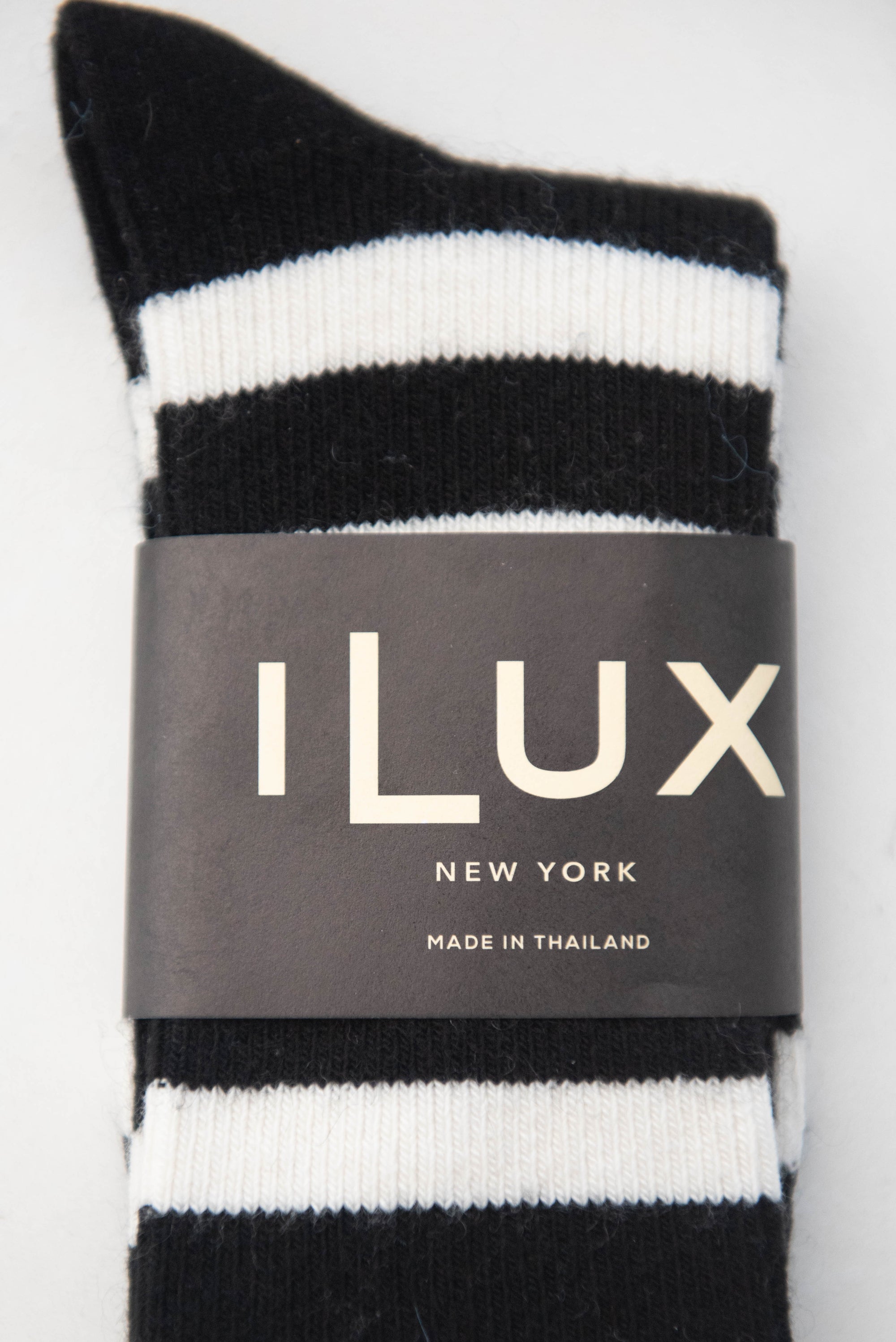 Ilux - RIBECCA SOCK, black and cream