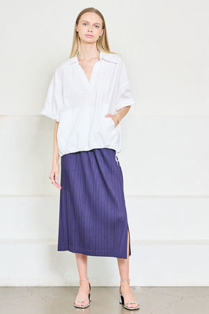 RAMIE SKIRT, INDIGO