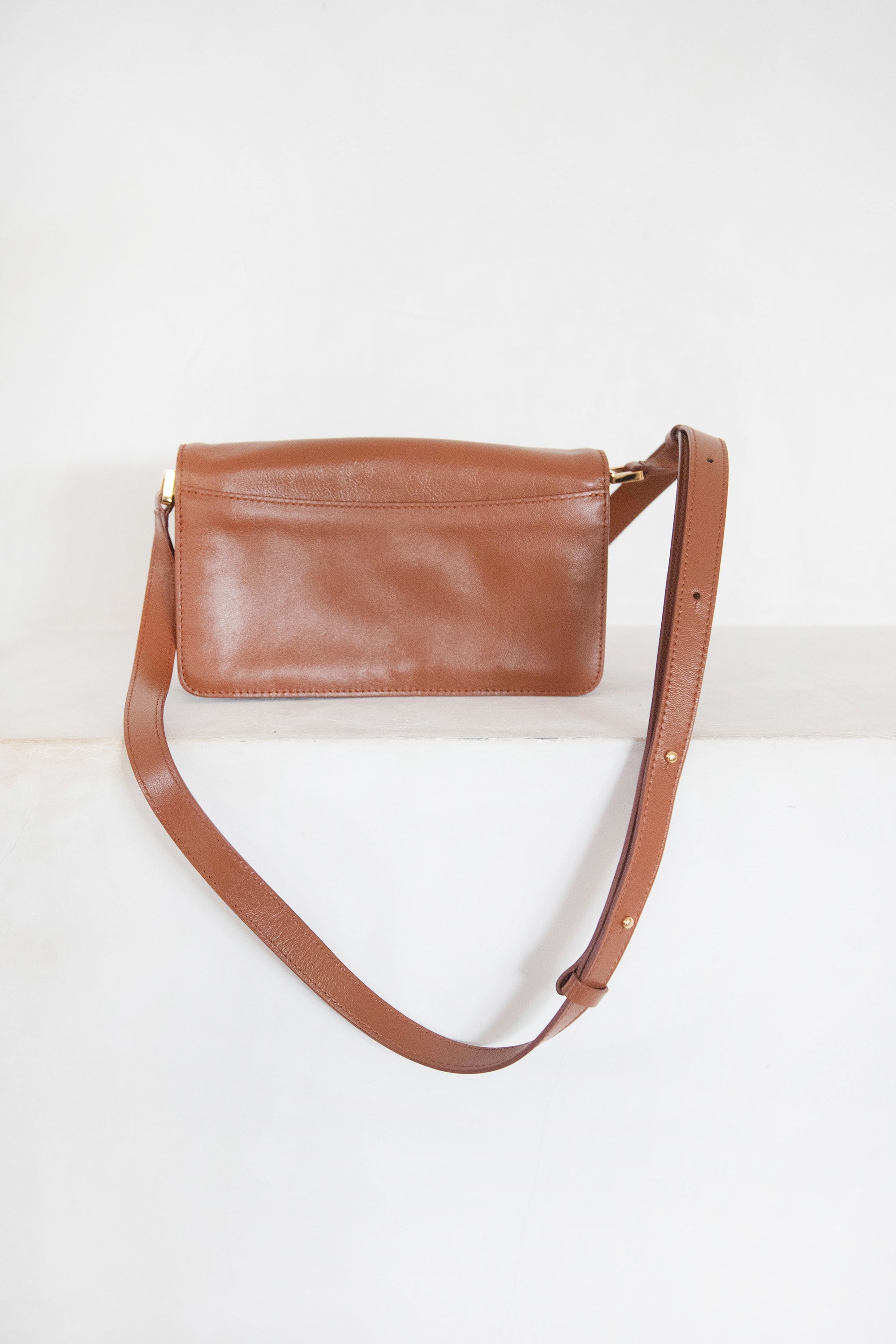 Marni Supple Horizontal Leather Trunk Bag